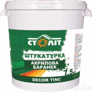 Декоративна штукатурка «Decor Tink» 7,5кг 1,5мм 